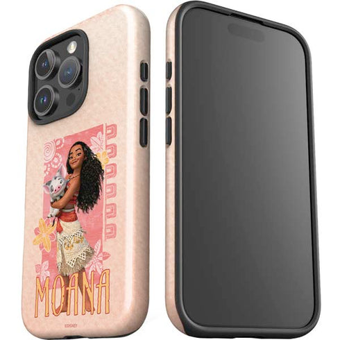 Disney Princess Moana and Pua iPhone 16 Pro Max Impact Case